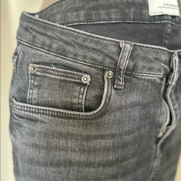 Zara Black High Waisted Skinny Jeans - 10 - Picture 3 of 5